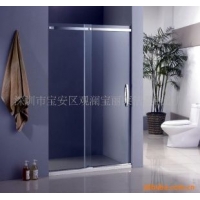 廠家直銷寶麗萊不銹鋼全框轉軸平開門淋浴房，進口鋼板