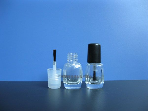 供应5ml方形指甲油瓶 透明白色方形指甲油瓶 