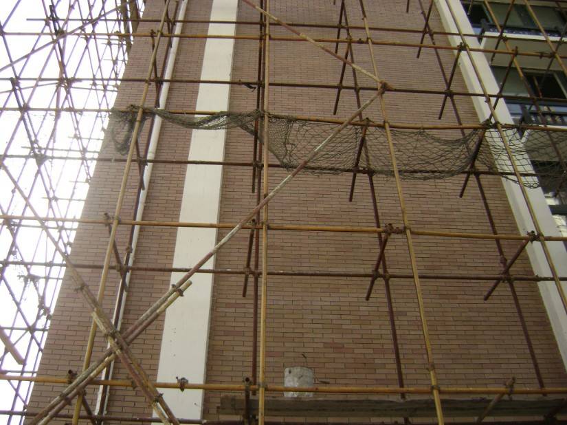 山东烟台电力小区软瓷外墙项目施工现场图 - 成