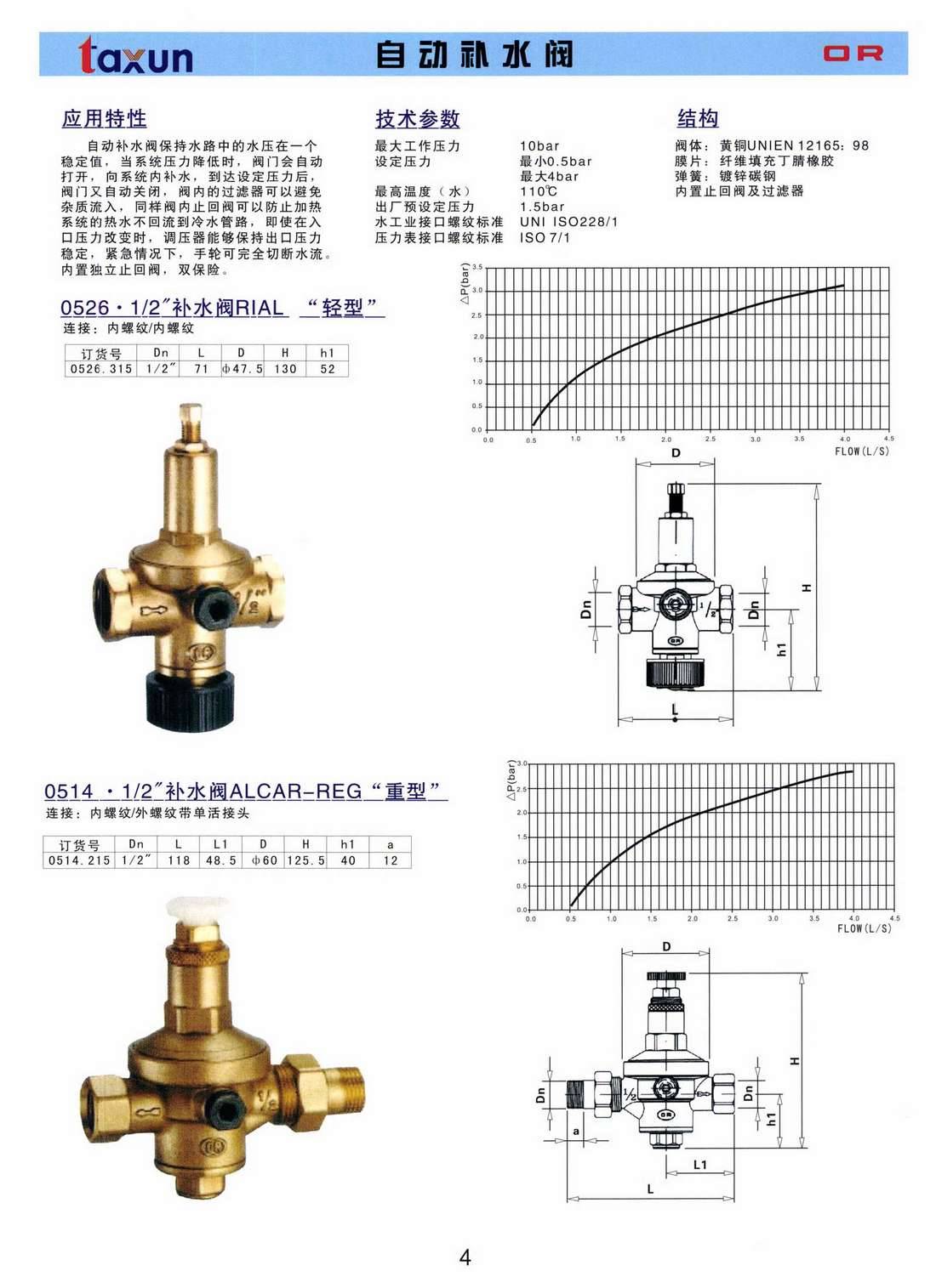 热泵自动补水阀