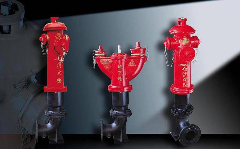 由型式:室外消火栓按其安装场合可分为地上式和地下