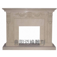  Stone fireplace European style carved fireplace White marble fireplace