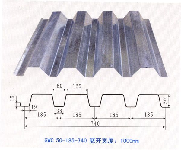 yx51-253-760型建筑压型钢板,利用率最高!