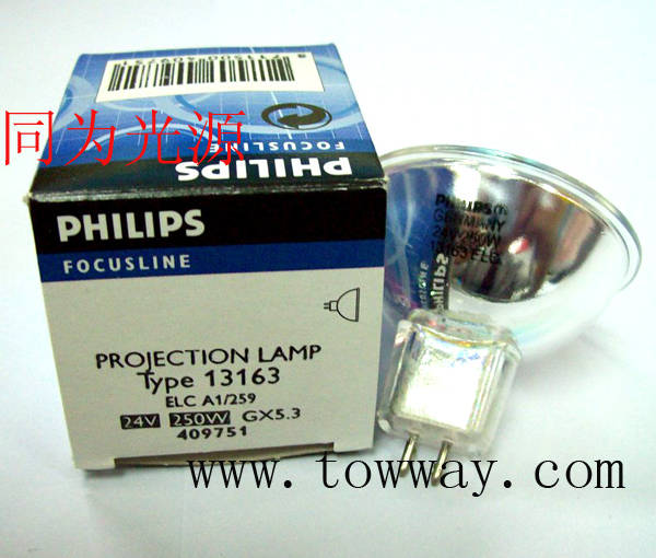 PHILIPS卤素灯泡 灯杯 24V 250W灯杯 131产品相册 惠州市同为光源高清图片