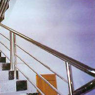 南京联润铁艺不锈钢饰-楼梯扶手系列-不锈钢扶手